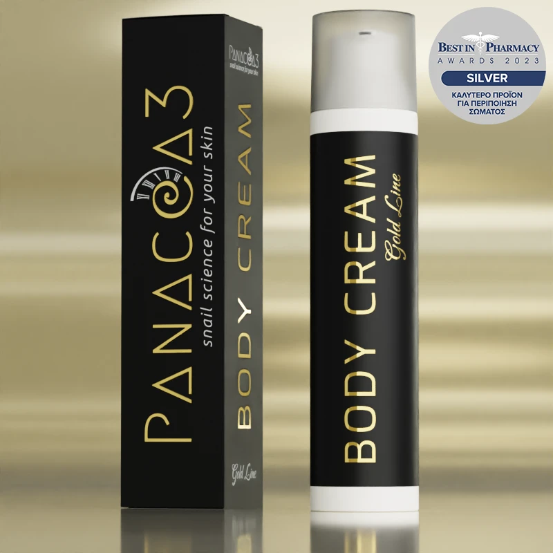 PANACEA3 Body Cream from snail secretion 24h, Gold Line