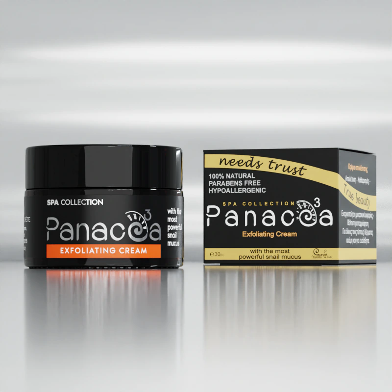PANACEA3 Exfoliating Cream from snail secretion, Spa Collection