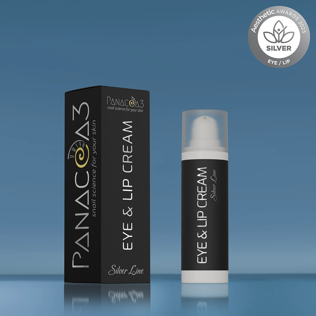PANACEA3 Eye & Lip Cream from snail secretion 24h, Silver Line