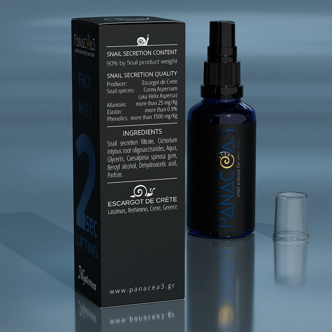 PANACEA3 Face Mist 2 seconds lifting από έκκριμα σαλιγκαριού, Mysterious