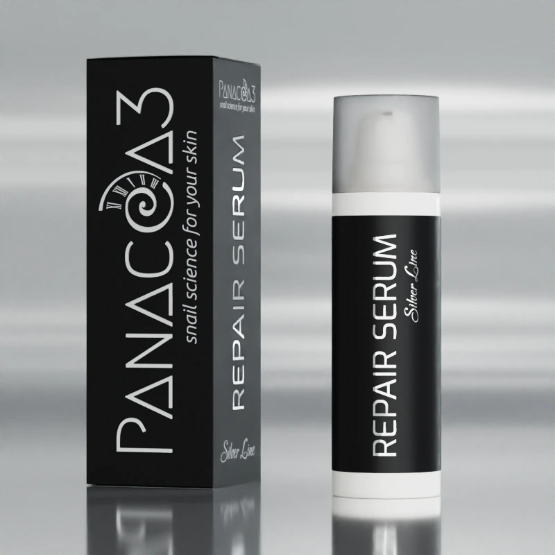 Panacea3 Repair Serum from snail secretion 24h, Silver Line