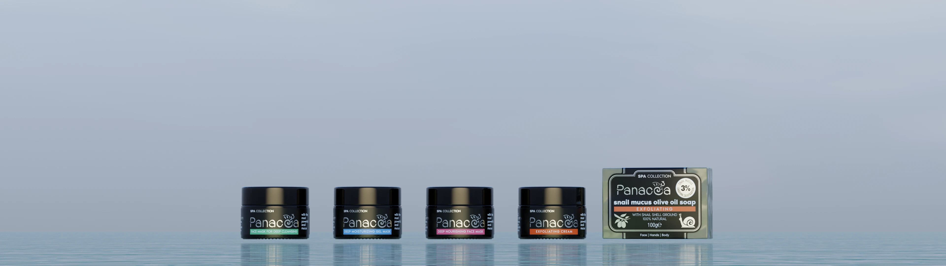 Panacea3 Spa Collection cosmetics from snail secretion